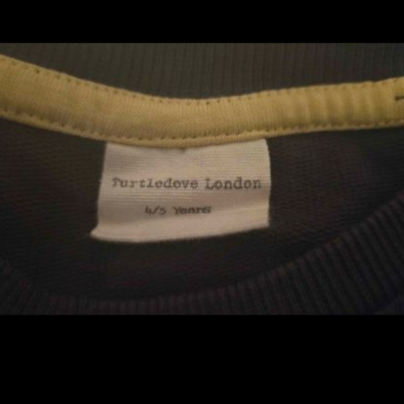 NWT - Turtledove London - Organic; Size 4-5, Charcoal Bear Face; Pants & Top - Picture 4 of 8